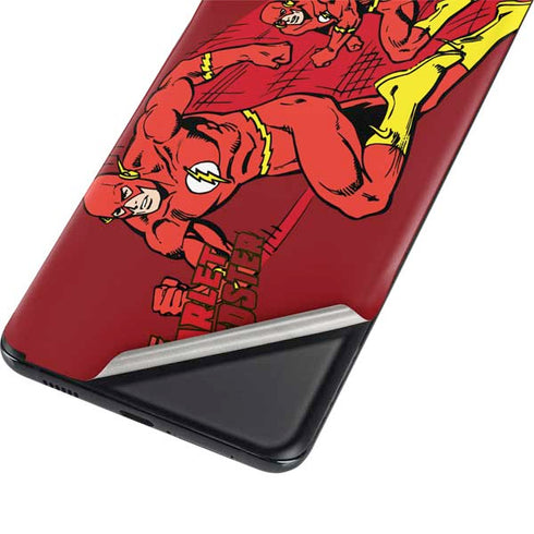 DC Comics The Flash Classic Art in Sequence Running pose Galaxy S21 Ultra 5G Skin
